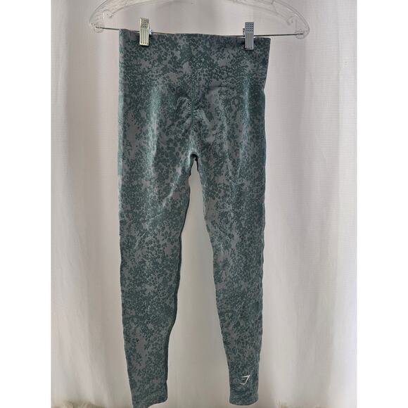 Gymshark green seafoam butt enhancer stretch leggings size Small - Picture 6 of 11